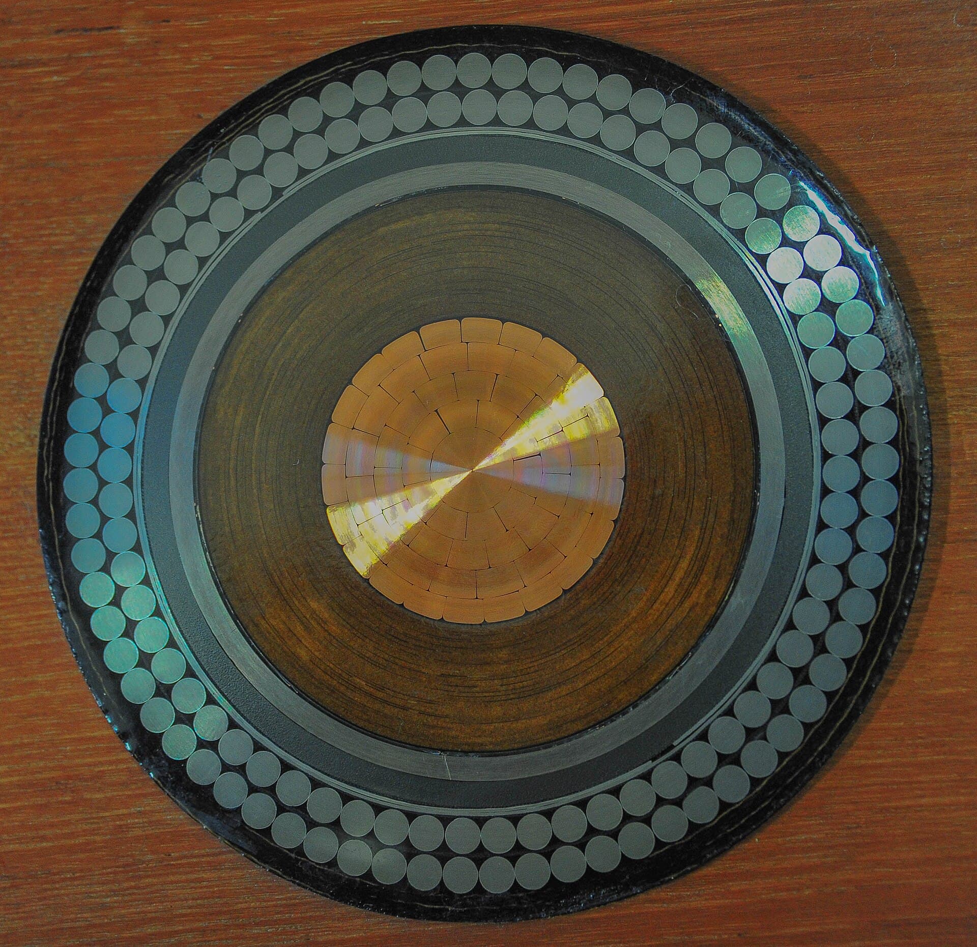 Cross-section of a submarine cable