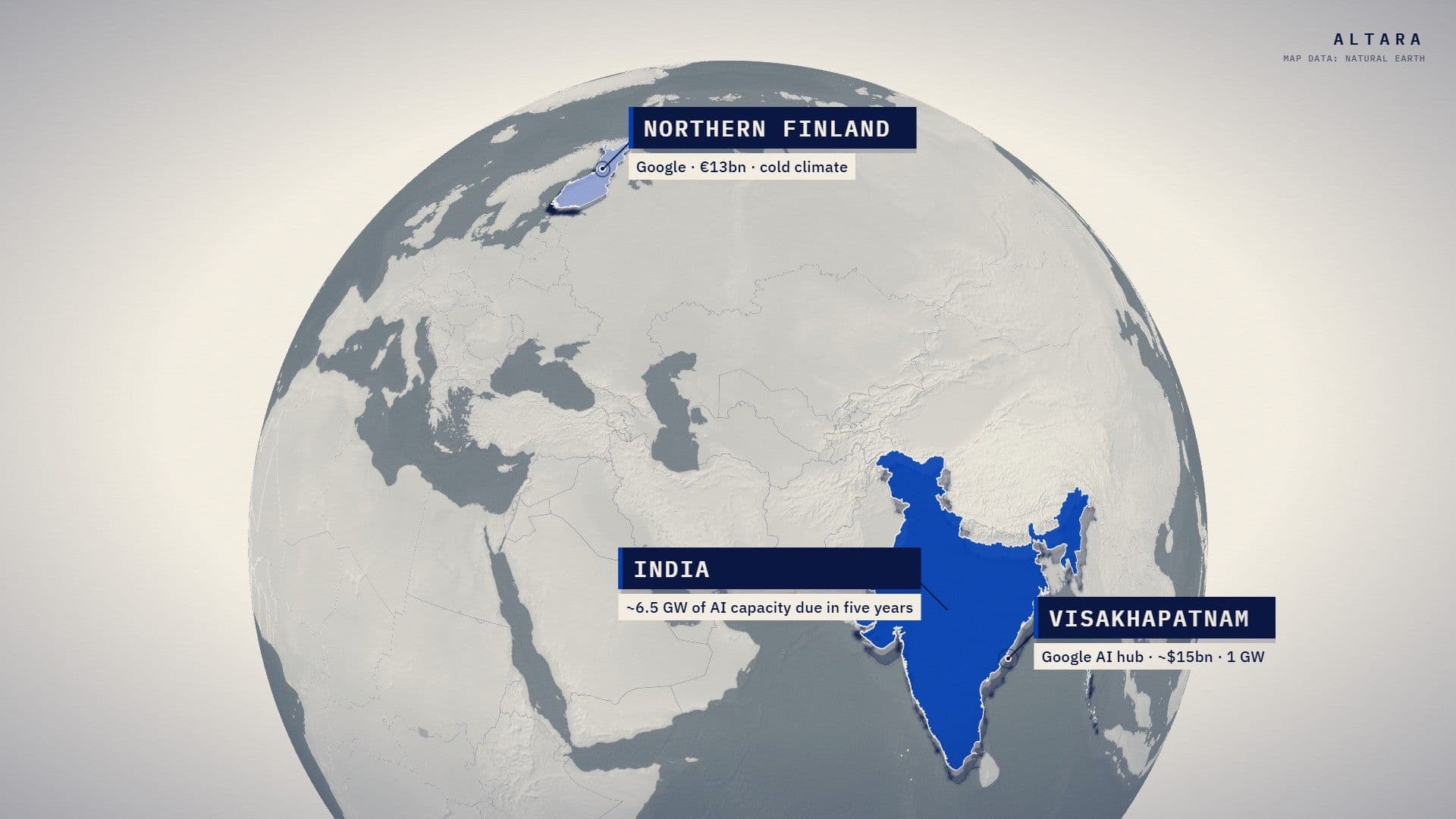 Where the heat goes: Google's AI builds in Visakhapatnam and northern Finland